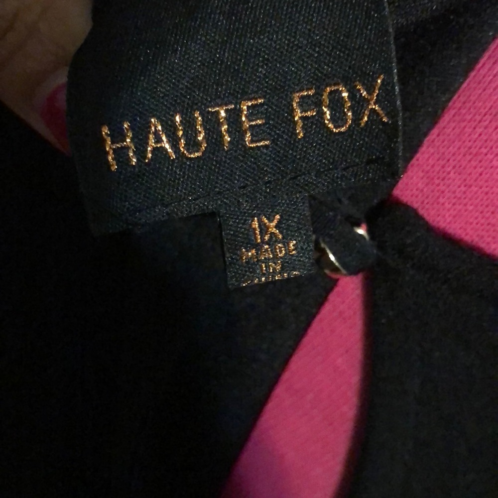 Forever 21 haute fox sz 1x Black new no tags - Picture 5 of 5
